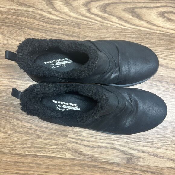 Skechers Women's Easy Going-Sweet Treasure Ankle Boot Black Size 9 168048 - Picture 8 of 10